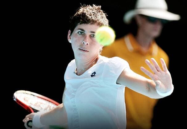 TENNIS - WTA, Australian Open MELBOURNE,AUSTRALIEN,20.JAN.11 - TENNIS - WTA Tour, Grand Slam, Australian Open 2011. Bild zeigt Carla Suarez Navarro (ESP). 