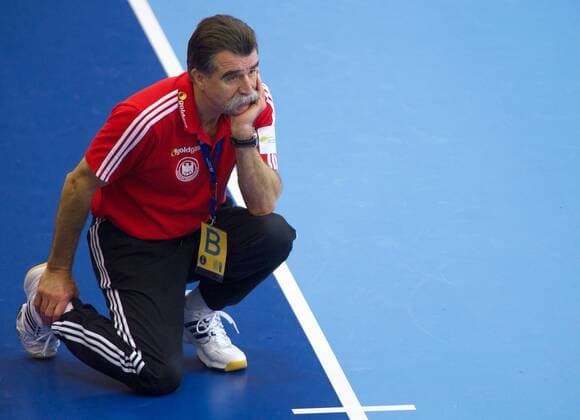 Handball Weltmeisterschaften der Herren 2011 in Kristianstad - Deutschland (GER) - Tunesien - Heiner Brand (Deutschland, Bundestrainer)