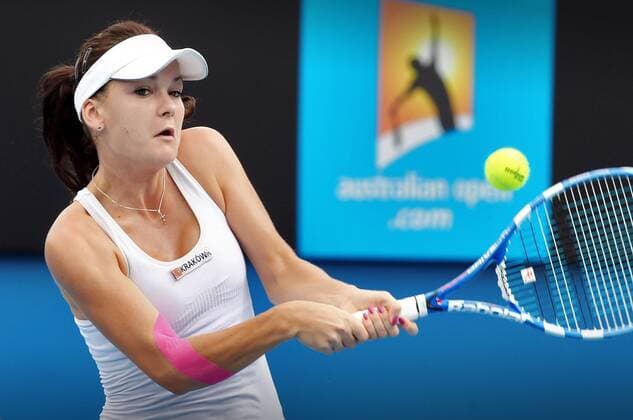 Grand Slam, Bild zeigt Agnieszka Radwanska (Polen). 