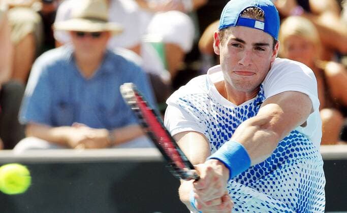 Grand Slam, Bild zeigt John Isner (USA). 