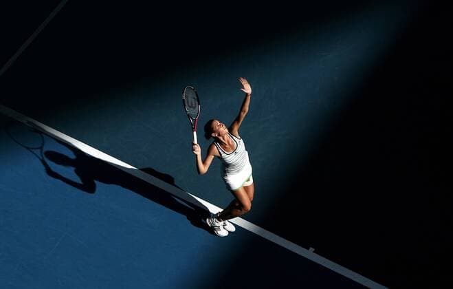 TENNIS - WTA, Australian Open MELBOURNE,AUSTRALIEN,22.JAN.11 - TENNIS - WTA Tour, Grand Slam, Australian Open 2011. Bild zeigt Flavia Pennetta (ITA). 