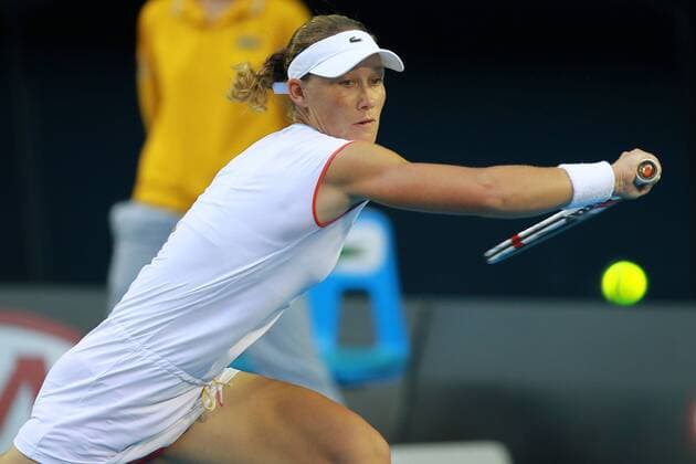 Samantha Stosur, AUSTRALIA, playing the third round of the 2011 Australian Open women s singles championships in Melbourne, 22 01 2011 -