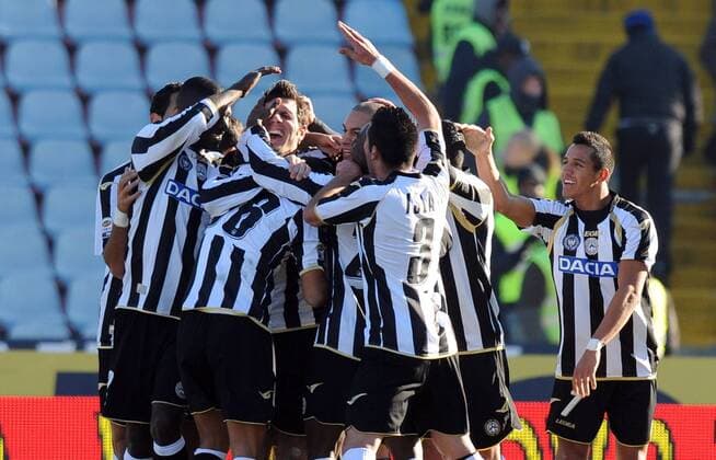 Jubel Udinese - Udinese Calcio vs Inter Mailand (schwarzblau) - NicoloXZangirolami