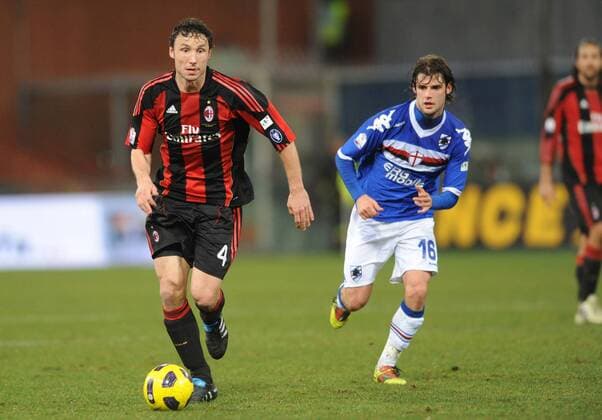 Sampdoria Genua (blau) vs AC Milan: MARK VAN BOMMEL