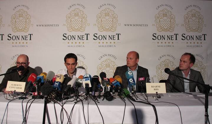 Alberto Contador has confirmed that he will not be retiring from cycling even if he is eventually banned and said that he will appeal against any kind of sanction..Speaking in a press conference on Friday, his first since he heard he would receive a one-year ban for clenbuterol, the Spaniard said I have no plans to quit. But above all, I consider this ban to be totally unfair. . I ve never doped. I m an example of what it means to race clean.  (24110855)