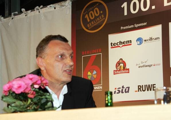 Nationaltrainer Heiko Salzwedel (RUS), 100. Berliner Sechstagerennen, Nacht 2 im Velodrom o0 Trainer PK, Pressetermin