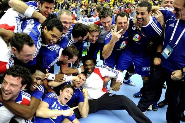 IHF World championships, France world champion --- KP0300003  o0 Jubel Freude