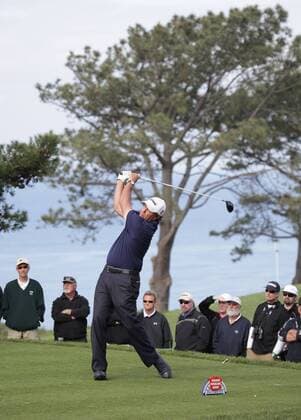 Jan 30, 2011 - Torrey Pines, California, U.S. - Golfer PHIL MICKELSON (USA) at the Golf 2011 Farmers Insurance Golf Open at Torrey Pines golf course. - ZUMAr19