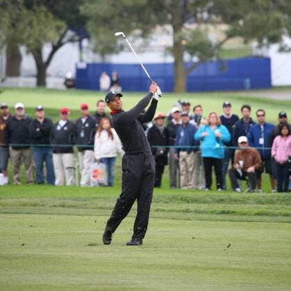 Jan 30, 2011 - Torrey Pines, California, U.S. - Golfer TIGER WOODS (USA) at the 2011 Farmers Insurance Golf Open at Torrey Pines golf course. - ZUMAr19