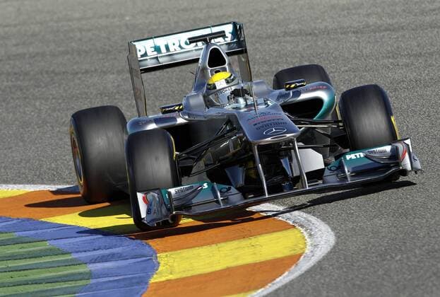 Formula 1: World Championship 2011, Test Valencia - Niko Rosberg ( GER, Mercedes GP ) xHOCHxZWEIx xJuergenxTapx