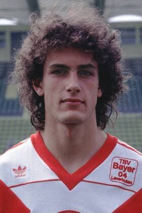 Heiko HERRLICH (Bayer 04 Leverkusen) o0 Saison 1989 1990 Präsentation, Pressetermin, Porträttermin