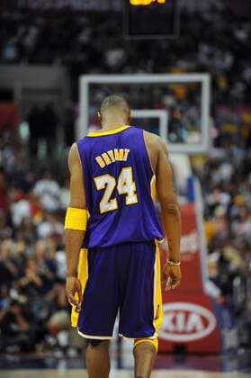 January 16, 2011. Los Angeles Lakers guard Kobe Bryant 24 in action during the game against the Los Angeles Clippers at the Staples Center in Los Angeles, CA. The Clippers defeated the Lakers 99-92. - ZUMAcb8