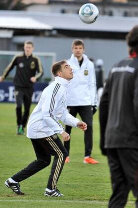 Training Deutsche Nationalmannschaft Philipp Lahm ( Deutschland )