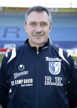 Trainer Ruud Kaiser (1. FC Magdeburg) - Fototermin zur Rückrunde der Regionalliga Nord Saison 2010-11 in der MDCC Arena in Magdeburg