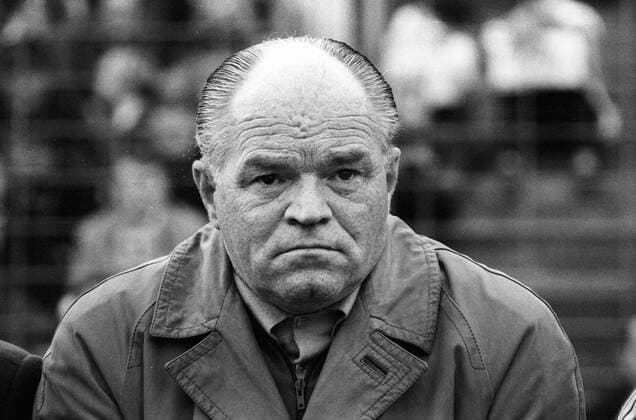Fußball, Trainerhistorie, Kickers Offenbach Trainer Hans Merkle (1. FC Köln) Porträt