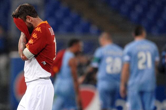 Daniele DE ROSSI enttäuscht - AS Rom (rot) vs. SSC Neapel (blau) - Andreaxstaccioli