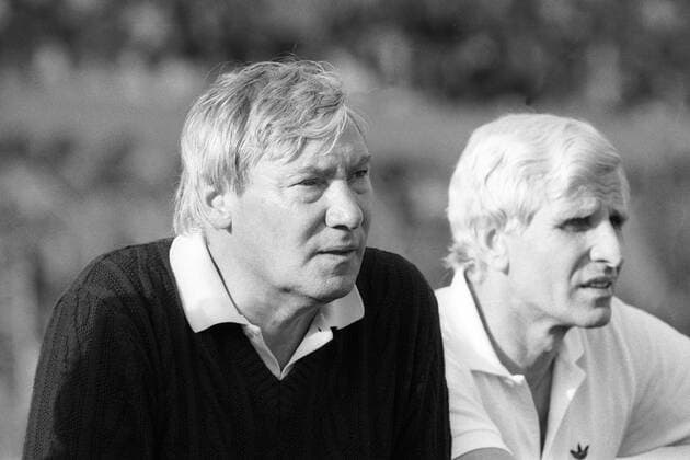 Trainer Udo Klug (li.) und Co Trainer Fritz Popp (beide 1. FC Nürnberg) Porträt