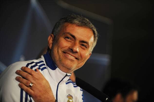 Pressekonferenz Real Madrid CF: Trainer JOSE MOURINHO (Real Madrid) - xNxLEGOUICxFEPx 