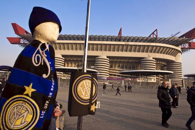 Stadion Giuseppe Meazza (San Siro) mit Fanartikel Shop --- Heimspielstätte INTER MAILAND o0 Fanartikel, Devotionalien, Merchandising, Merchandise, Vermarktung Objekte Fanshop