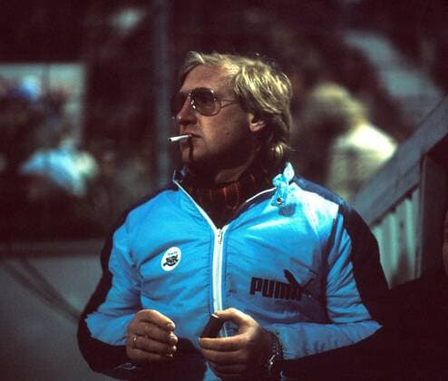 Fußball, Trainerhistorie, Kickers Offenbach Trainer Horst Heese (Offenbach) - DEUTSCHSPRACHIGE SPORTZEITSCHRIFTEN UND -ZEITUNGEN NUR NACH RÜCKSPRACHE Fußball Herren DFB Pokal 1979 1980, Pokalspiel, Offenbacher Kickers, OFC o00 Wirtschaft Ausrüster Puma Porträt Offenbach