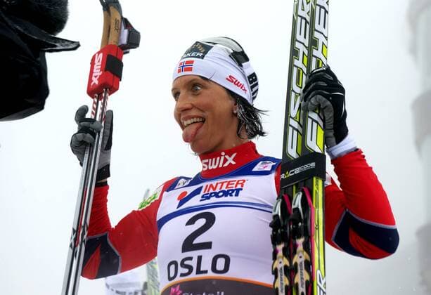 Nordische Ski WM Oslo NOR 26.02.2011 Langlauf 7,5km Damen Doppelverfolgung Weltmeisterin Marit BJOERGEN NOR Foto Camera 4