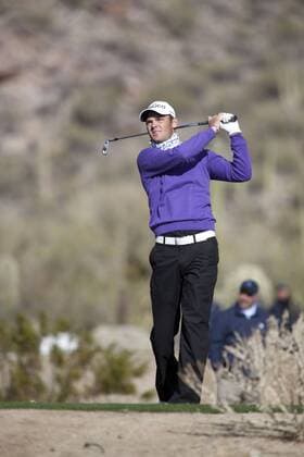 MARTIN KAYMER tees off during the final match against Luke Donald at the Accenture Match Play Championship in Marana, AZ, Feb 27, 2011. Donald went on the win the championship match. - ZUMAhk1