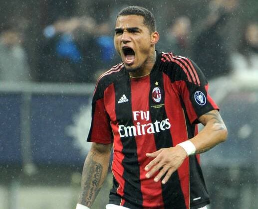 AC MILAN (rot) vs. SSC NAPOLI (weiß) Kevin Prince BOATENG - Torjubel DIGITAL pegasoxinside o0 Jubel, Freude