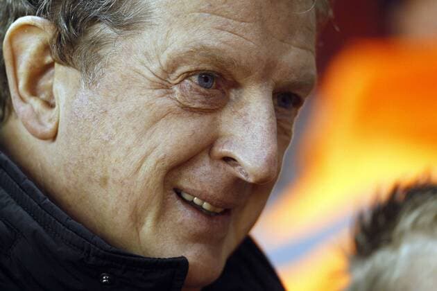West Bromwich Albion Coach Roy Hodgson Barclays Premier League Stoke City (red) v West Bromwich Albion (Brom black) EDITORIAL USE ONLY. No use with unauthorised audio, video, data, fixture lists, club league logos or live services. Online in-match use limited to 120 images, no video emulation. No use in betting, games or single club league player publications.
