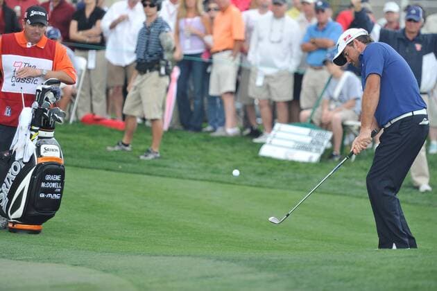 Mar. 3, 2011 - Palm Beach Gardens, FL - High winds were the story of the day as Graeme McDowell (Northern Ireland) in action at the PGA Honda Classic at PGA National Resort & Spa in Palm Beach Gardens, - ZUMAx71 o0 Nordirland Mc Dowell