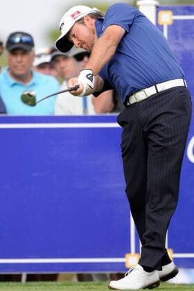 Mar. 3, 2011 - Palm Beach Gardens, FL - High winds were the story of the day as Graeme McDowell (Northern Ireland) in action at the PGA Honda Classic at PGA National Resort & Spa in Palm Beach Gardens, - ZUMAx71 o0 Nordirland Mc Dowell