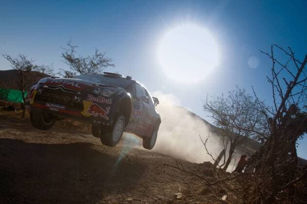 WORLD RALLY CHAMPIONSHIP 2011 - RALLY MEXICO 2011- WRC - LEON GUANAJUATO (MEX) 03 03 TO 06 03 2011; Sebastien Loeb (FRA) Daniel Elena (Monaco) - Citroen DS3 WRC - xSPRESSExLAVADINHOx  o0 Sonne