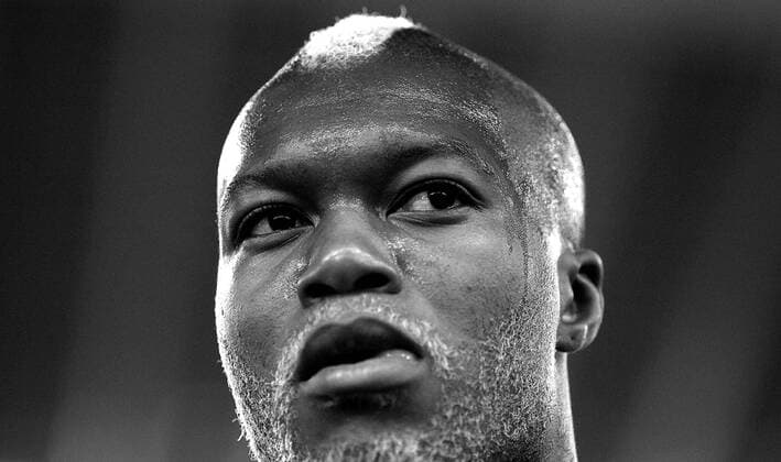 ATHENS, GREECE - OCTOBER 30: Djibril Cisse of Panathinaikos during the Super League match between Panathinaikos FC and Olympiacos at Olympic Stadium on October 30, 2010 in Athens, Greece. o0 sw