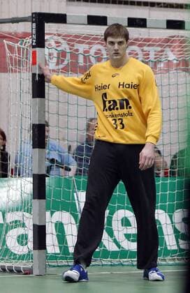 Handball, 1. Bundesliga, TV Grosswallstadt vs. Füchse Berlin, Andreas Wolff (TV Grosswallstadt)