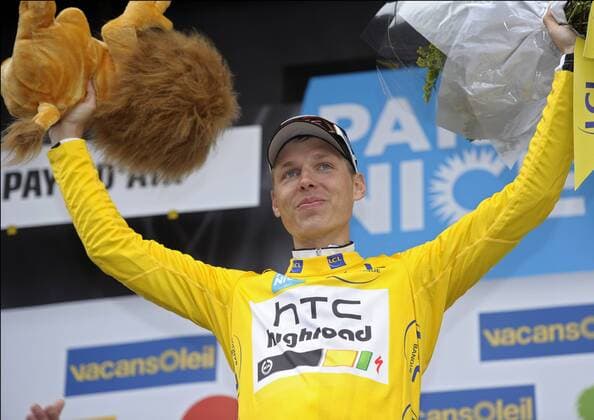 Paris Nizza 2011 - Enzelzeitfahren von Rognes nach Aix en Provence - Tony Martin (HTC) gewinnt die Etappe und trägt nunmehr das gelbe Trikot - NicoxVereecken PhotoNews - 