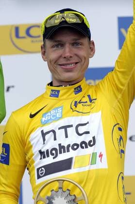 Paris - Nizza: Etappe 8: Tony Martin (HTC, gelbes Trikot) xNicoxVeereckenxPHOTONEWSx  o0 Jubel Freude Siegerehrung Sieger Sieg