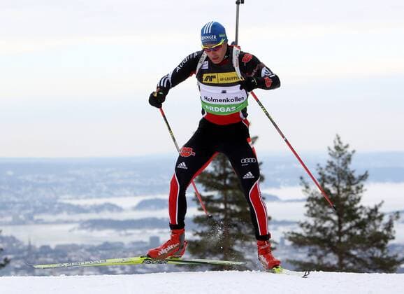 BIATHLON - IBU WC Oslo OSLO,NORWEGEN,17.MAR.11 - BIATHLON - IBU Weltcup Finale, 10km Sprint der Herren. Bild zeigt Andreas Birnbacher (GER). 