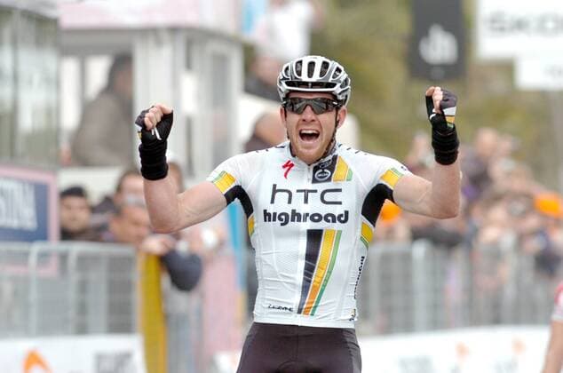 Mailand San Remo 2011, Matthew Goss (AUSTRALIEN Htc - High Road) - Sieger Mailand - San Remo 2011, Sanremo  o0 Jubel, Freude Sieg, Sieger