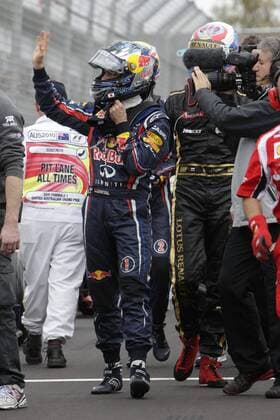 Sebastian Vettel (Red Bull Racing) GP Australien 2011 Formel 1 Grand Prix Australien 2011