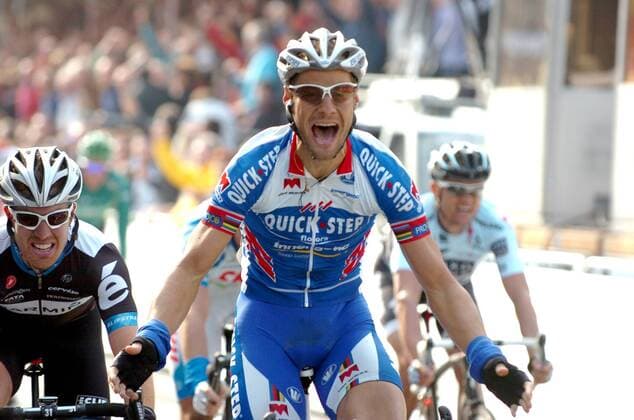 Gent - Wevelgem 2011; Tom Boonen (BEL Quick Step) - Sieger von Gent-Wevelgem  o0 Jubel, Freude Sieg, Sieger