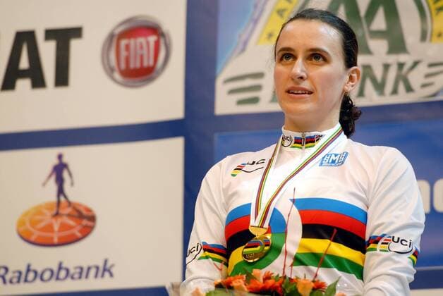 Cycling - World Track Championships - Apeldoorn; Tara Whitten (CANADA) gold in the womens omnium.  o0 Mehrkampf Sieg, Sieger Gold, Medaille, Goldmedaille Jubel, Freude Weltmeister