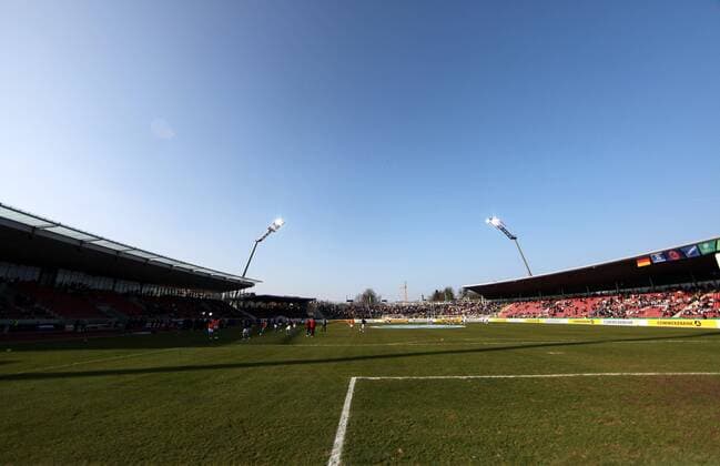 Fußball, Stadiongeschichte KSV Hessen-Kassel Fussball Länderspiel , U21 - Deutschland U21 , DFB-Auswahl: Auestadion Kassel - Übersicht