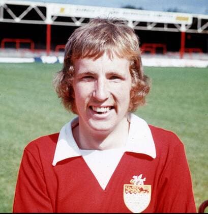 Joey Jones (Wrexham) Photocall. League Division 3. 1973 1974 season. Football 