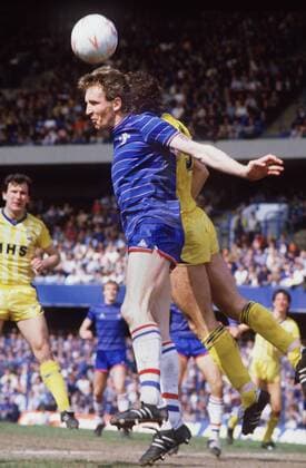 JOEY JONES (CHELSEA). CHELSEA V SHEFFIELD WEDNESDAY. FOOTBALL 1985. 6 5 85 