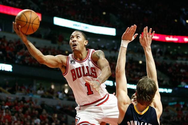 Derrick Rose (Chicago) Panoramic 