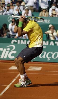 17.04.2011. Rafael Nadal (ESP) - ATP Tennis Herren Masters Series Tennis at the Monte Carlo Country Club 2011 