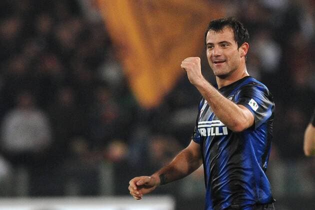 Dejan Stankovic (Inter) - AS Roma (red) vs. Inter Mailand (blue) - Semifinale Coppa Italia, Roma, 19 04 2011 - AntoniettaXBaldassarre o0 Jubel, Freude,