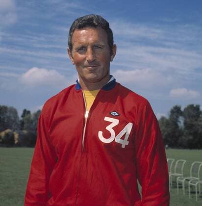 Dave Sexton - Coach Chelsea FC London Photocall 1973 01 08 1973  o0 England, Premier League, Porträt, Präsentation, Pressetermin, Porträttermin,