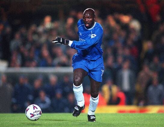 George Weah (Chelsea) Chelsea v Tottenham Hotspur, FA Premiership, 12 01 2000. 