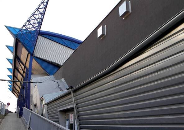 Handball EM 2022, Sportstätte in der Slowakei, Steel Arena in Kosice EISHOCKEY - IIHF Weltmeisterschaft 2011, Vorberichte KOSICE, SLOWAKEI, 29.APR.11 - DIVERS, EISHOCKEY - IIHF Weltmeisterschaft 2011, Vorberichte. Bild zeigt die Steel Arena.  o0 Stadion Halle Totale