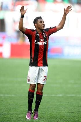 ROBINHO --- AC Mailand (rot) vs. Bologna FC (weiß) Andreaxstaccioli Jubel Freude
